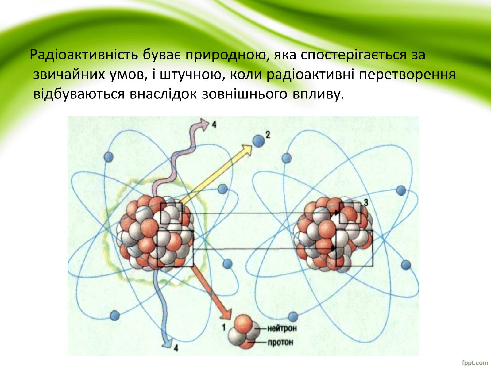 Презентація на тему «Радіоактивність» (варіант 1) - Слайд #9 Презентація на тему «Радіоактивність» (варіант 1) - Слайд #9