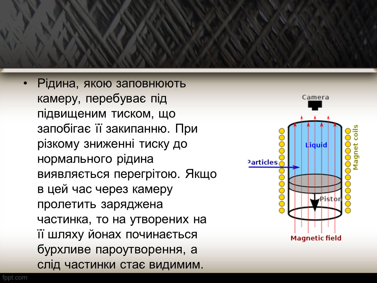 Презентація на тему «Методи спостереження і реєстрації заряджених частинок» - Слайд #20 Презентація на тему «Методи спостереження і реєстрації заряджених частинок» - Слайд #20