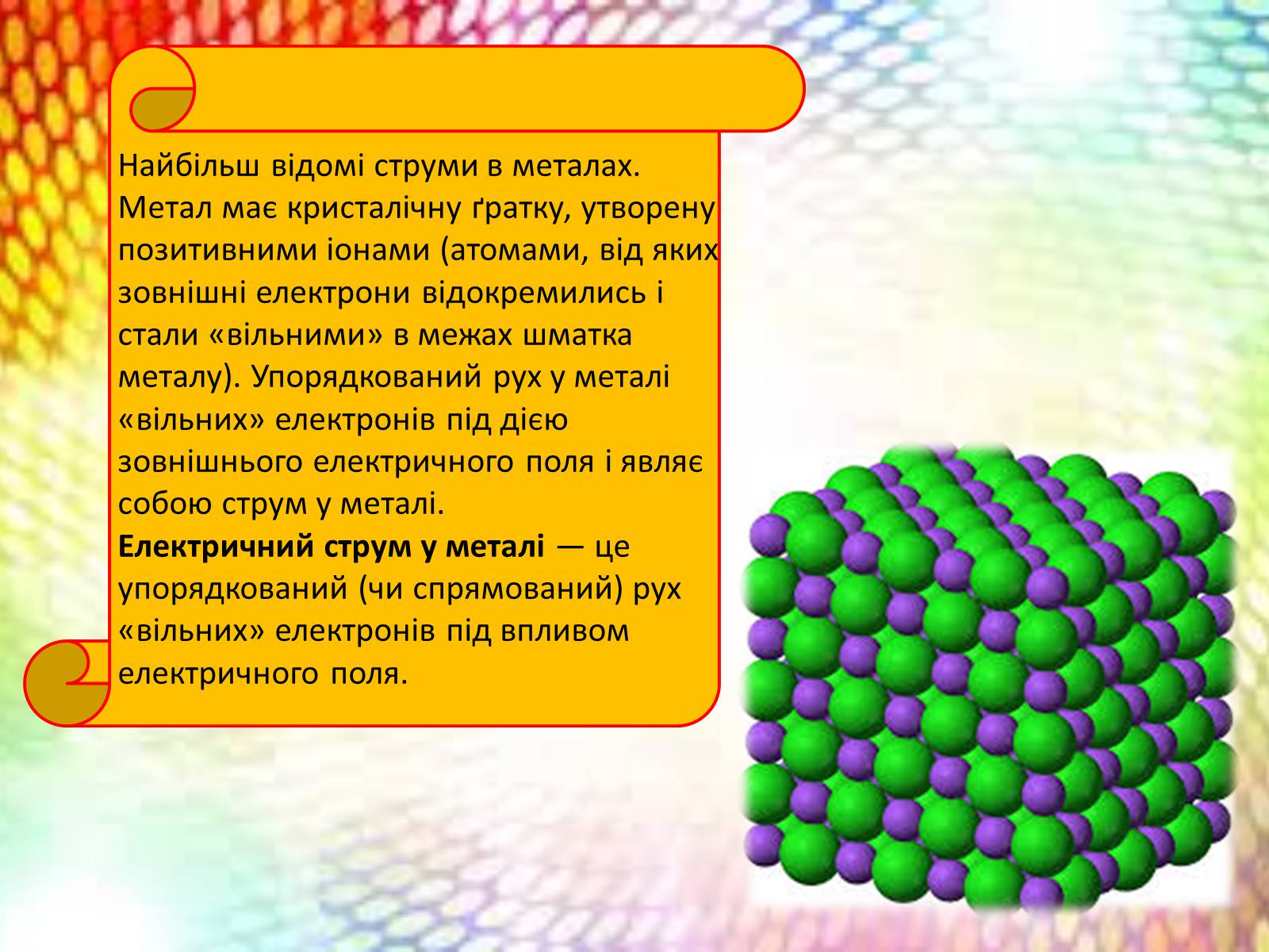 Презентація на тему «Електричний струм у металах. Надпровідність» - Слайд #3 Презентація на тему «Електричний струм у металах. Надпровідність» - Слайд #3