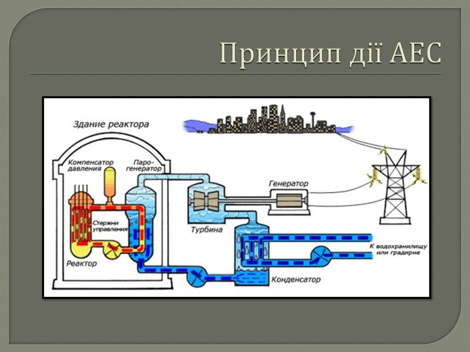 Презентація на тему «Виробництво електроенергії на АЕС» - Слайд #5 Презентація на тему «Виробництво електроенергії на АЕС» - Слайд #5