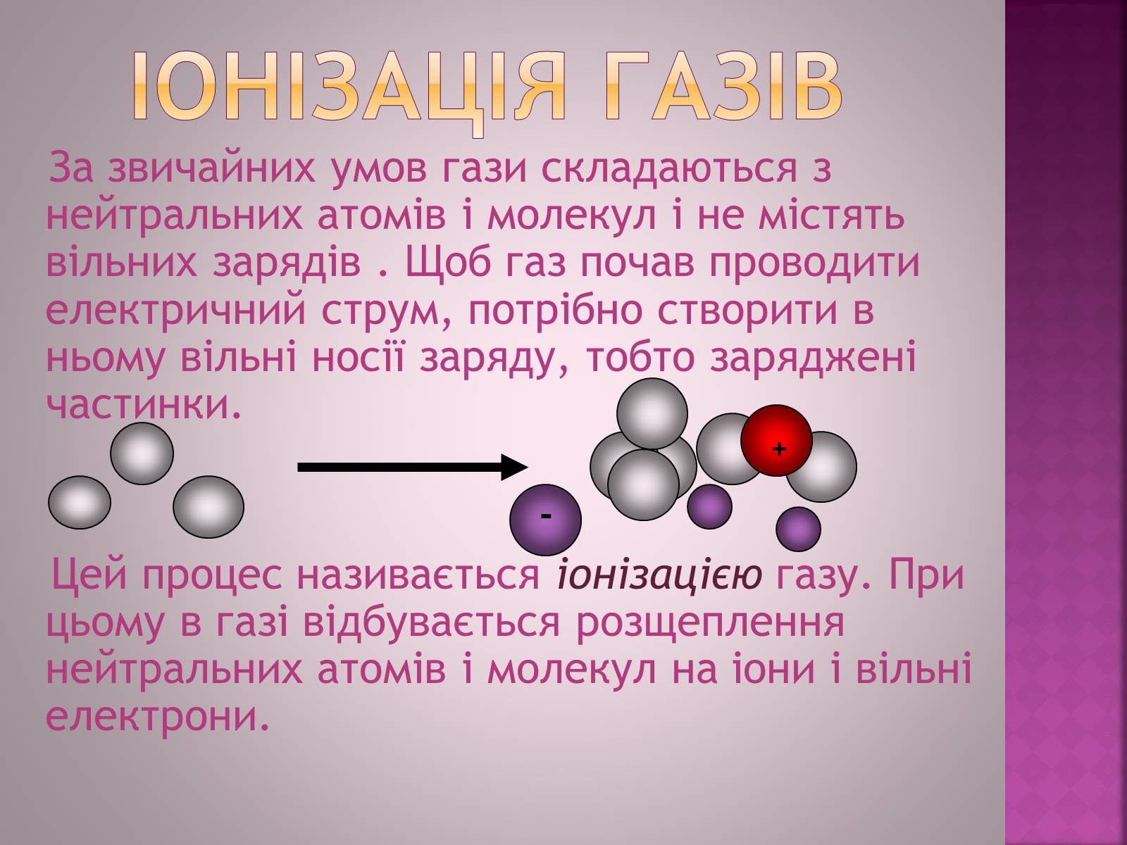 Презентація на тему «Електричний струм в газах» - Слайд #4 Презентація на тему «Електричний струм в газах» - Слайд #4