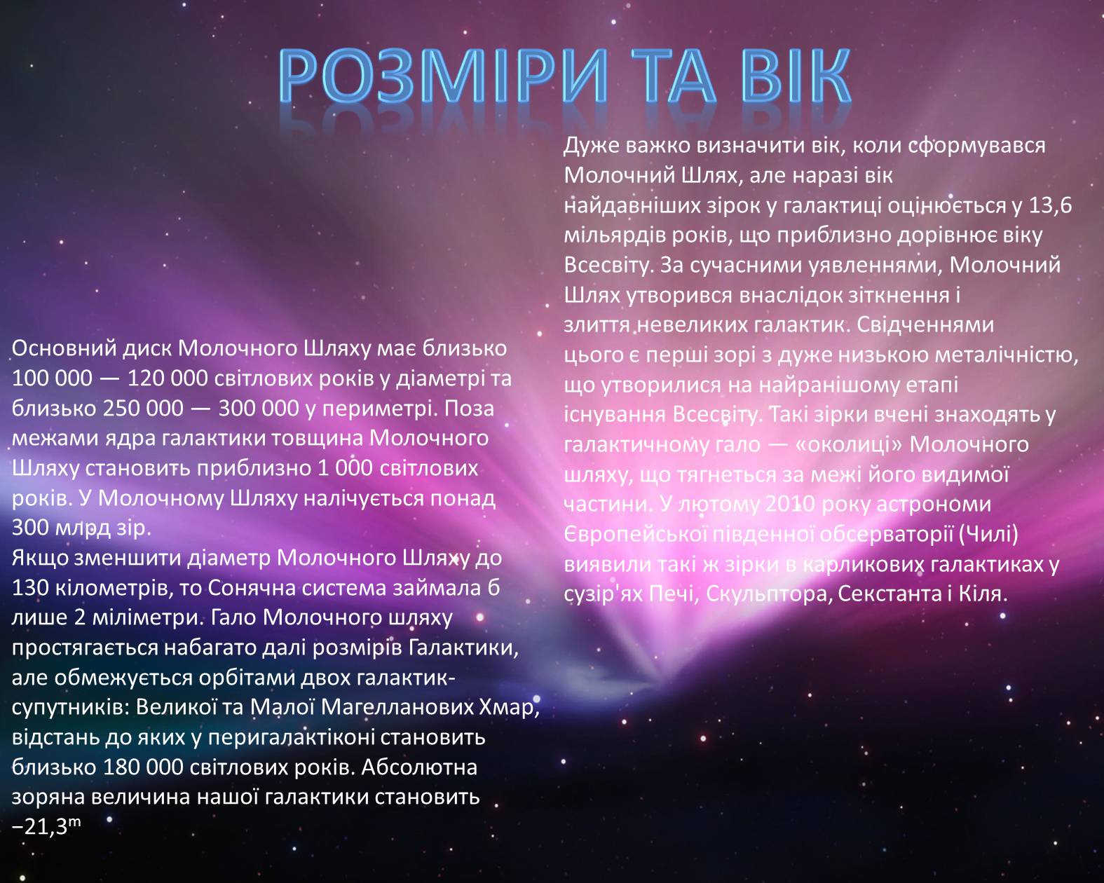 Презентація на тему «Молочний Шлях» (варіант 2) - Слайд #5 Презентація на тему «Молочний Шлях» (варіант 2) - Слайд #5