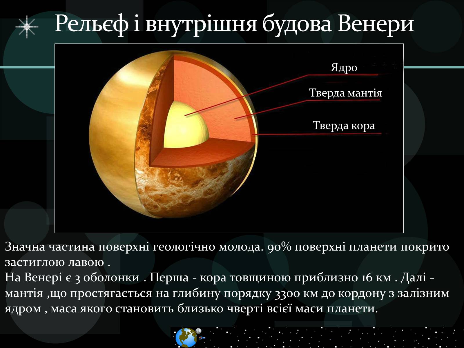 Презентація на тему «Планети земної групи» (варіант 7) - Слайд #10 Презентація на тему «Планети земної групи» (варіант 7) - Слайд #10