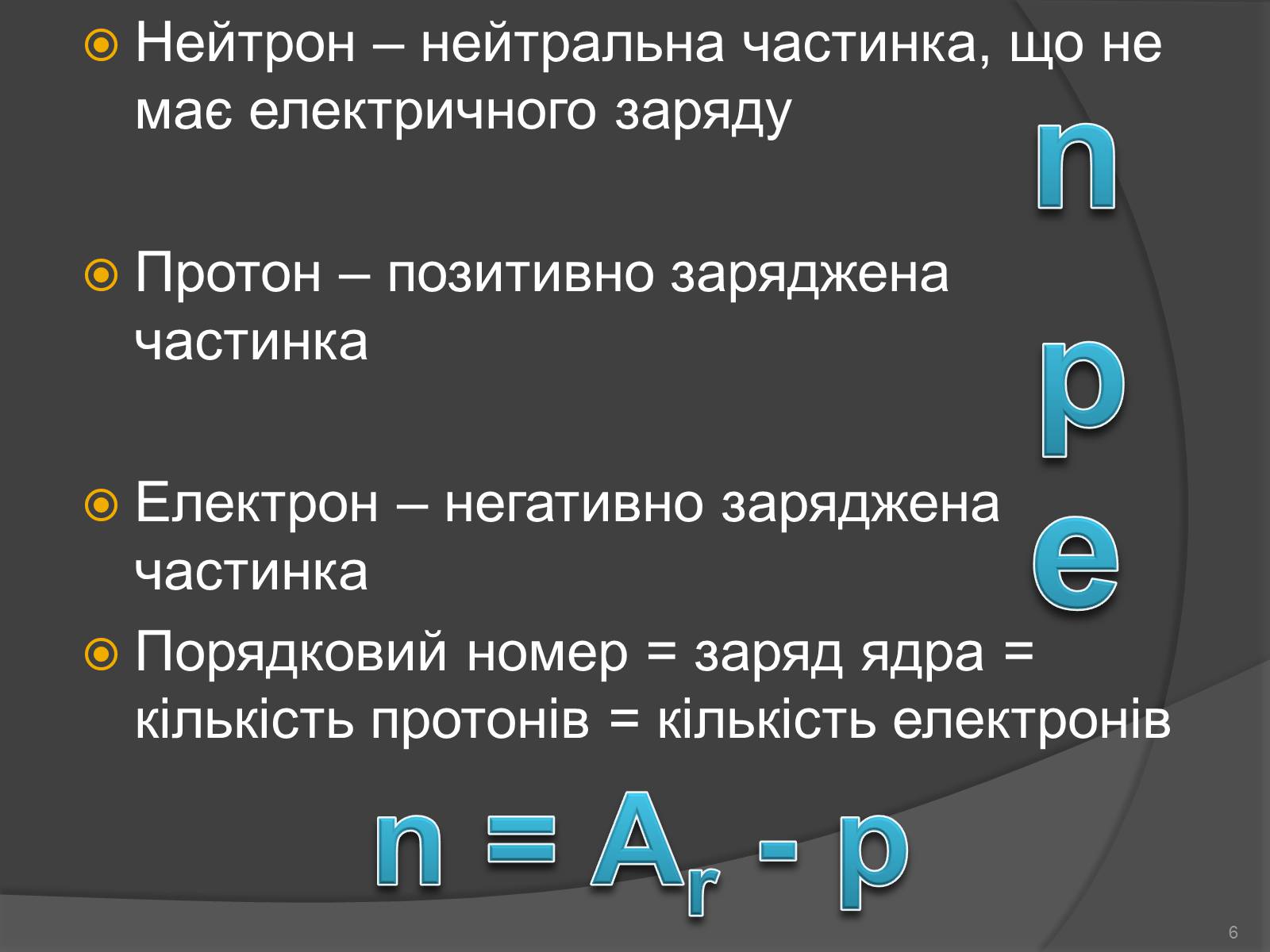 Презентація на тему «Будова атома» (варіант 1) - Слайд #6 Презентація на тему «Будова атома» (варіант 1) - Слайд #6