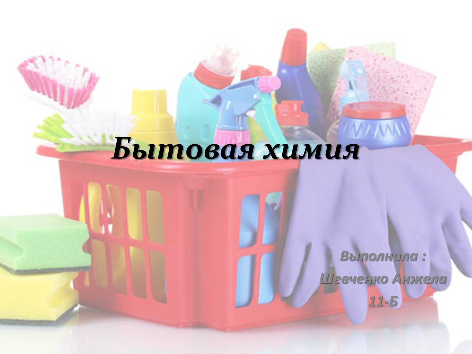 Презентація на тему «Бытовая химия» - Слайд #1 Презентація на тему «Бытовая химия» - Слайд #1