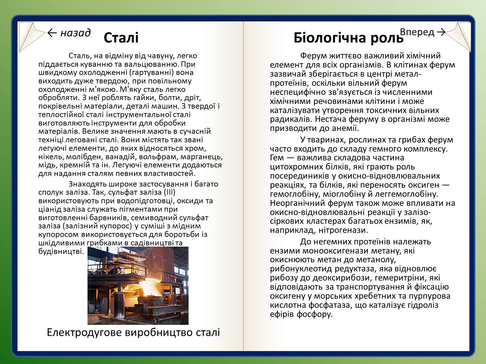 Презентація на тему «Залізо та ферум» - Слайд #10 Презентація на тему «Залізо та ферум» - Слайд #10