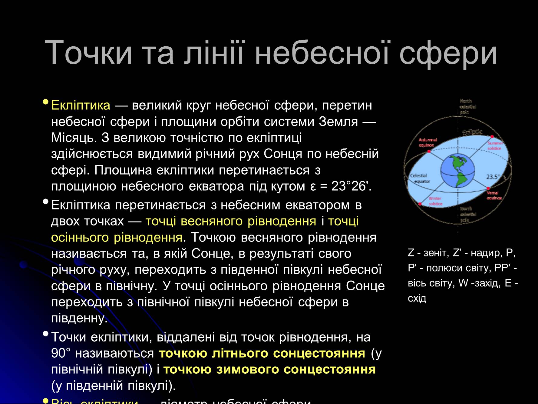 Презентація на тему «Основи практичної астрономії» (варіант 1) - Слайд #6 Презентація на тему «Основи практичної астрономії» (варіант 1) - Слайд #6
