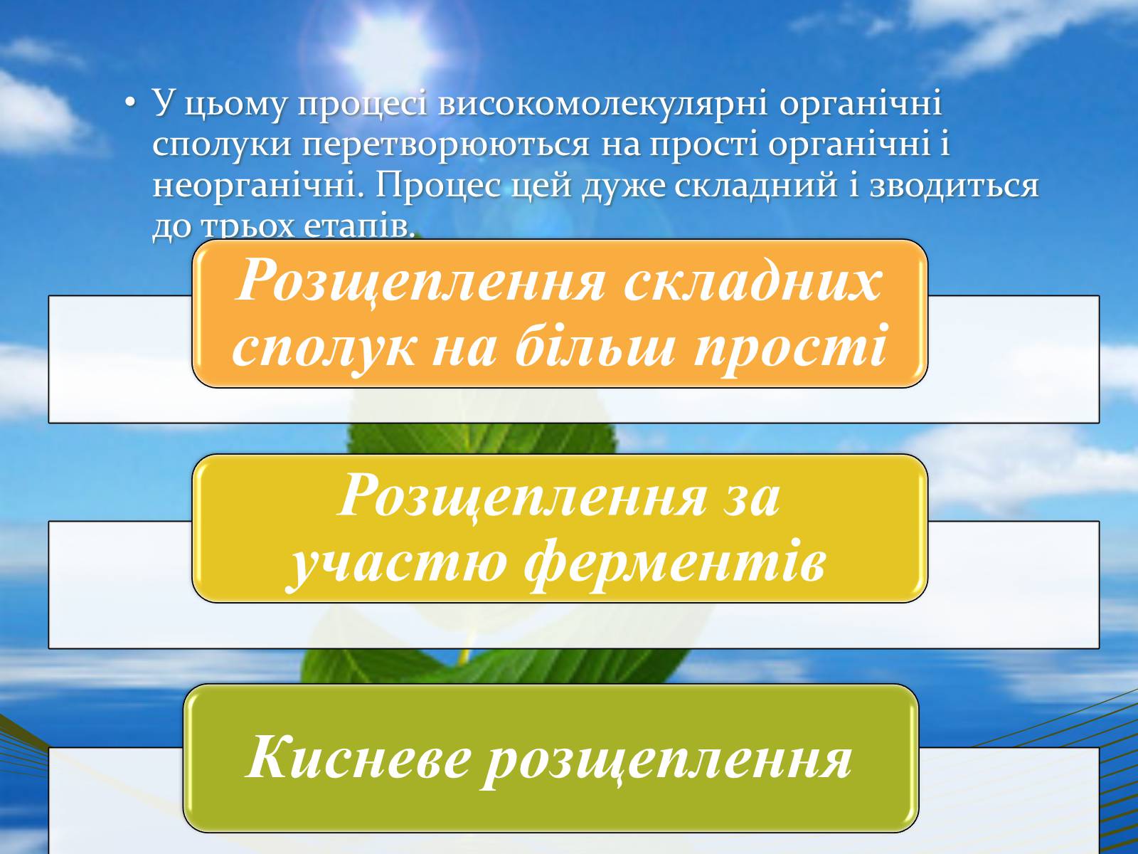 Презентація на тему «Значення хімічних процесів у природі» - Слайд #9 Презентація на тему «Значення хімічних процесів у природі» - Слайд #9