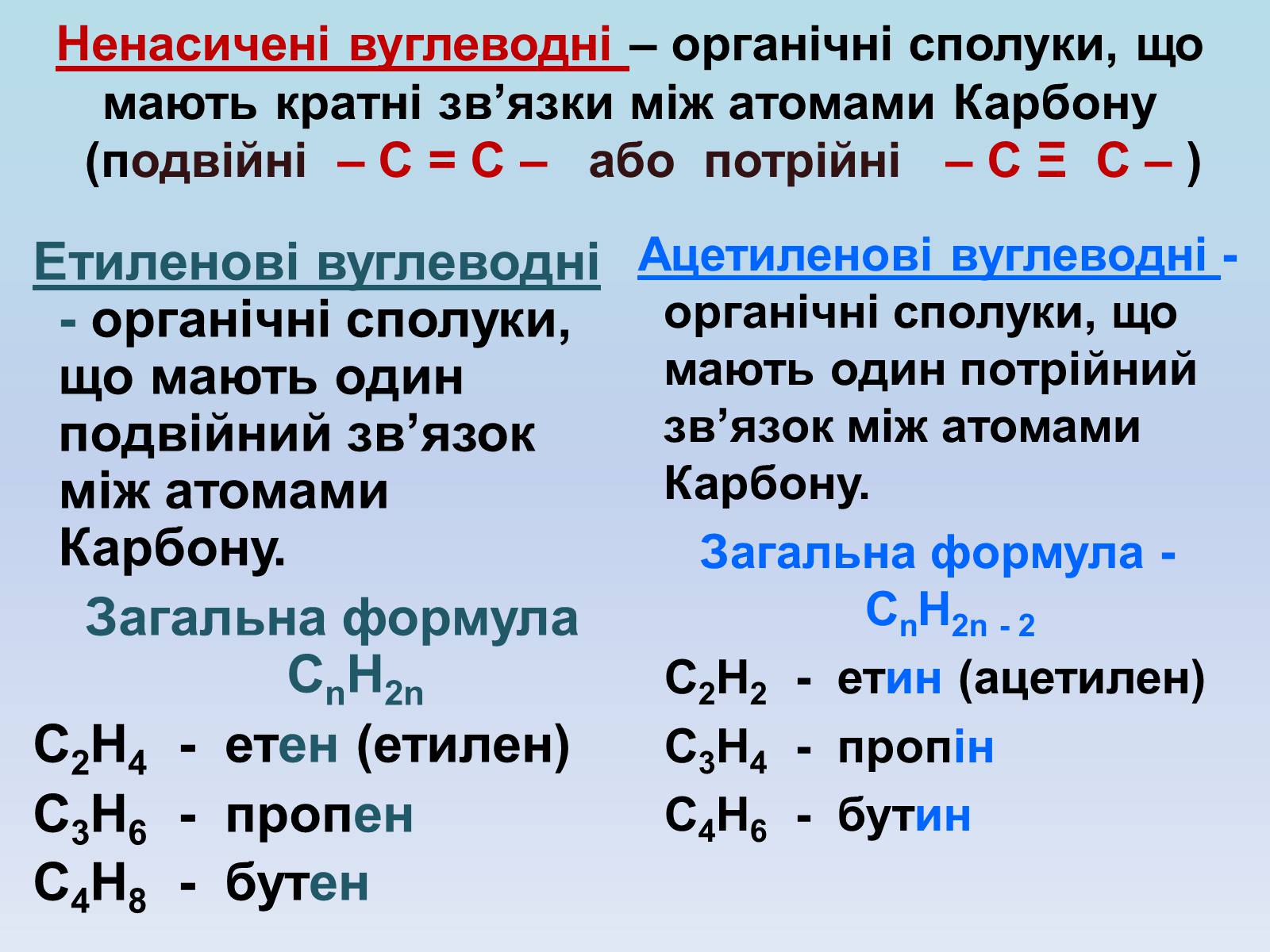 Презентація на тему «Етилен і ацетилен – ненасичені вуглеводні» - Слайд #5 Презентація на тему «Етилен і ацетилен – ненасичені вуглеводні» - Слайд #5