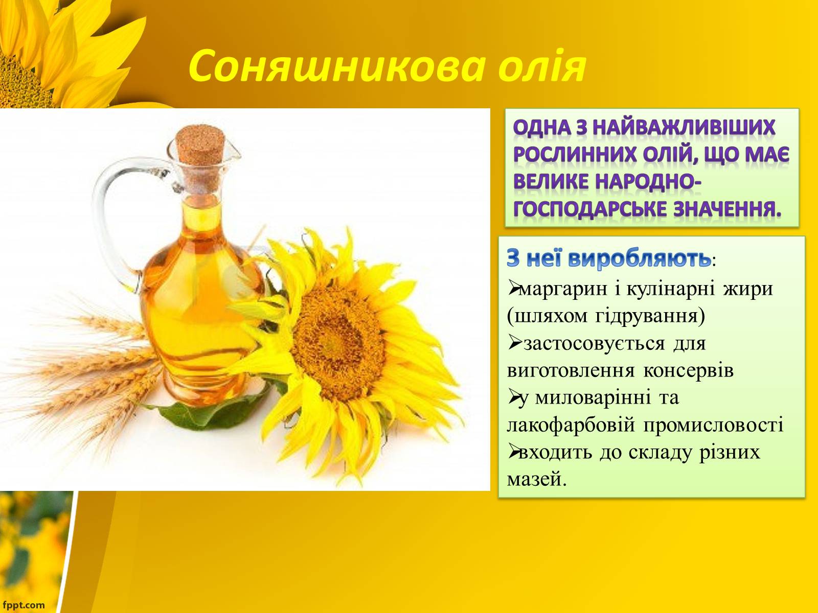 Презентація на тему «Олійно-жирова промисловість» - Слайд #5