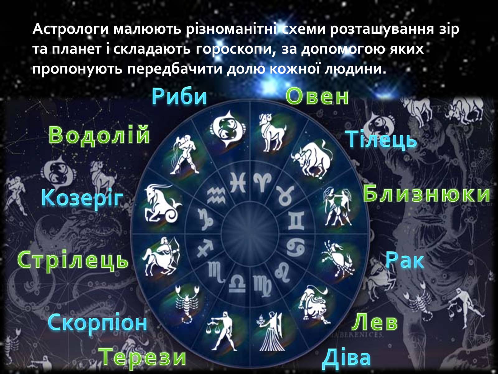 Презентація на тему «Астрономія і астрологія. Значення астрономії в житті людини» - Слайд #10 Презентація на тему «Астрономія і астрологія. Значення астрономії в житті людини» - Слайд #10