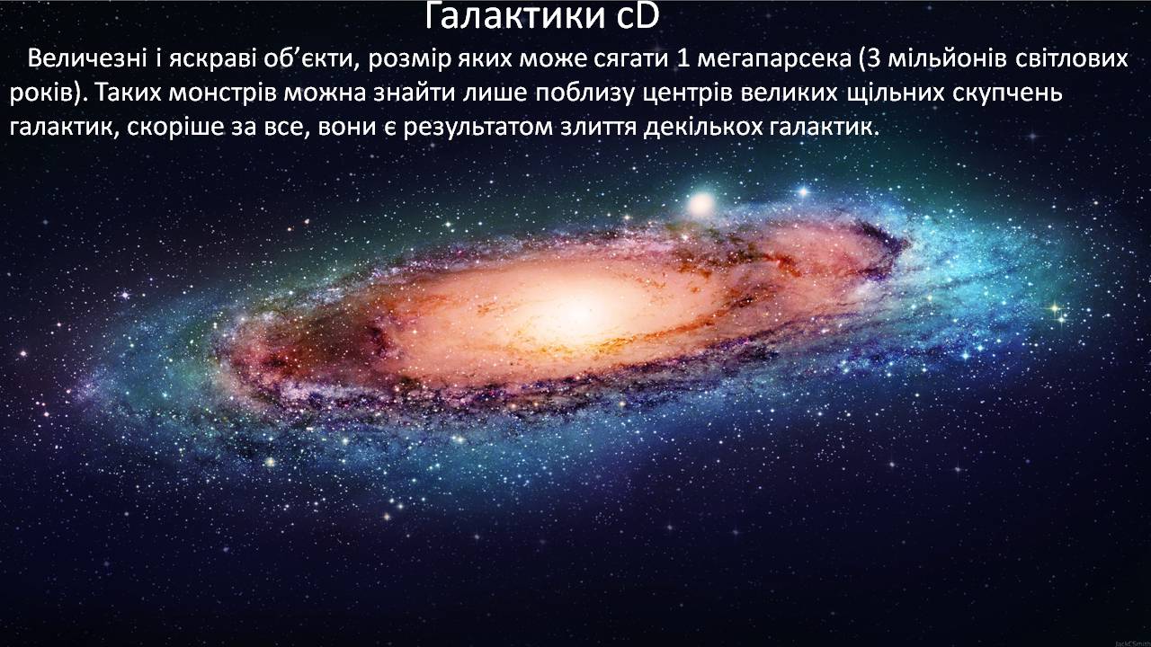 Презентація на тему «Галактики у всесвіті» - Слайд #19 Презентація на тему «Галактики у всесвіті» - Слайд #19