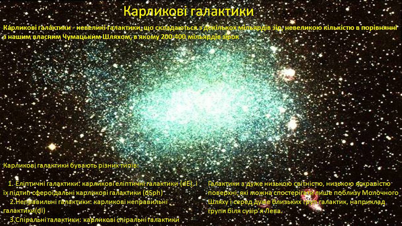 Презентація на тему «Галактики у всесвіті» - Слайд #25 Презентація на тему «Галактики у всесвіті» - Слайд #25