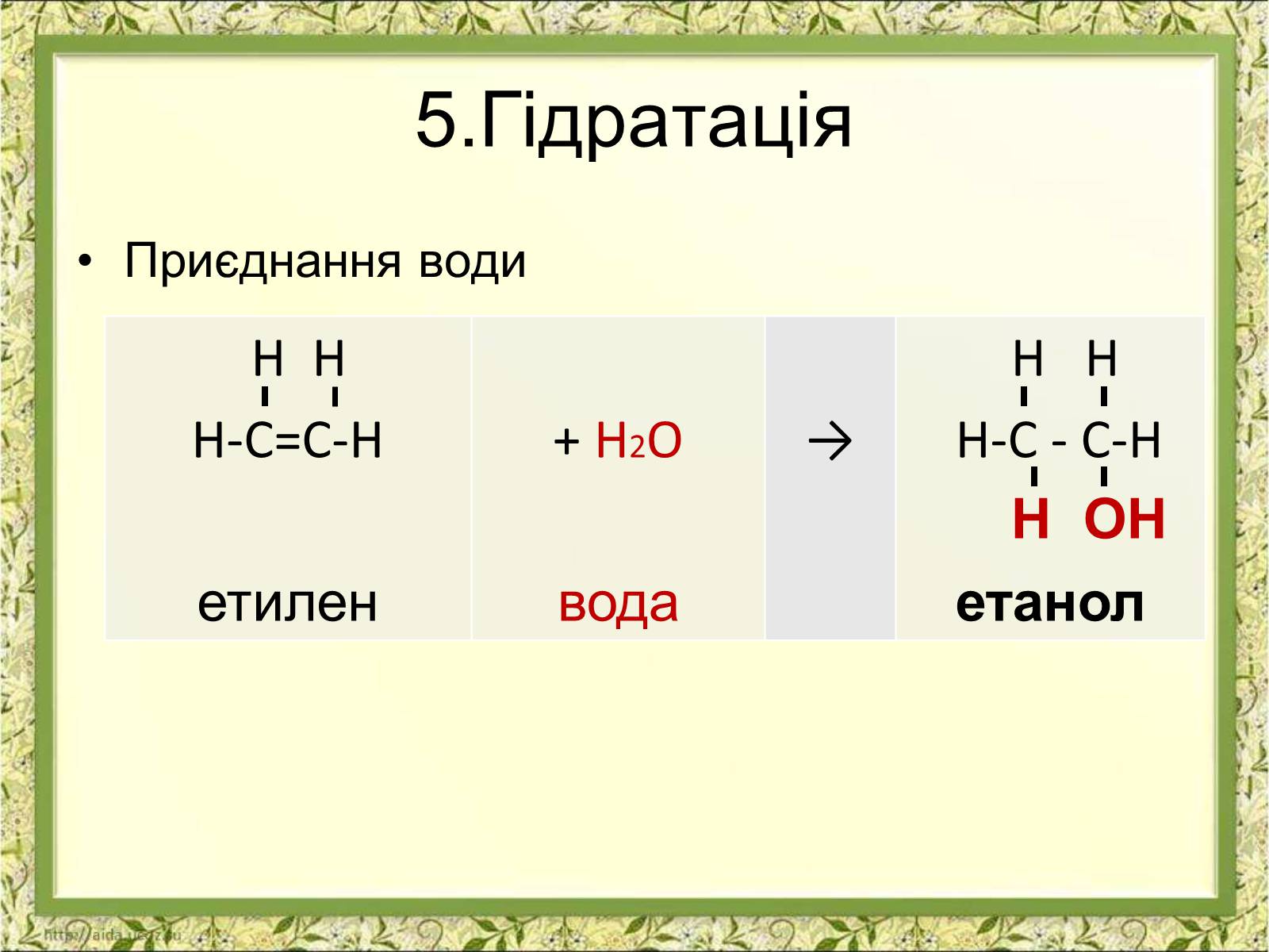 Презентація на тему «Фізичні властивості етилену й ацетилену» - Слайд #18 Презентація на тему «Фізичні властивості етилену й ацетилену» - Слайд #18