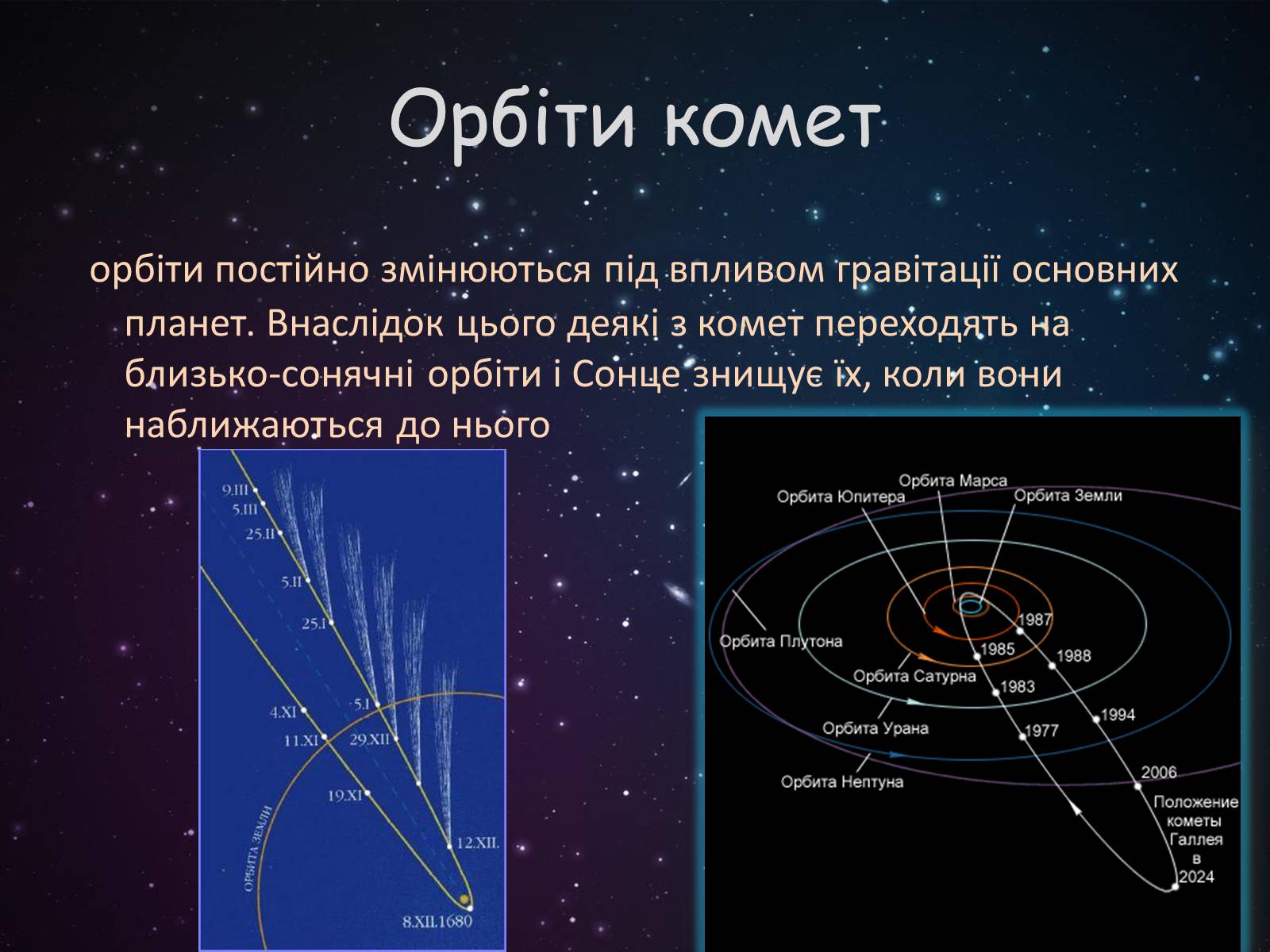 Презентація на тему «Малі тіла сонячної системи» (варіант 9) - Слайд #7 Презентація на тему «Малі тіла сонячної системи» (варіант 9) - Слайд #7