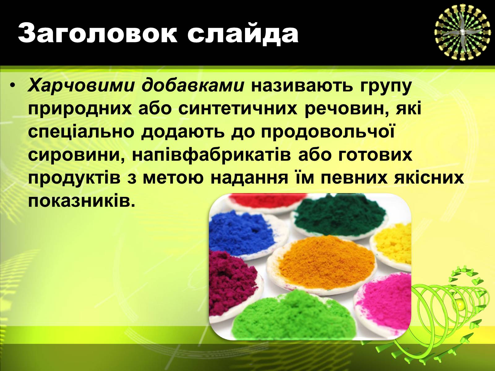 Презентація на тему «Харчові добавки» (варіант 5) - Слайд #2 Презентація на тему «Харчові добавки» (варіант 5) - Слайд #2