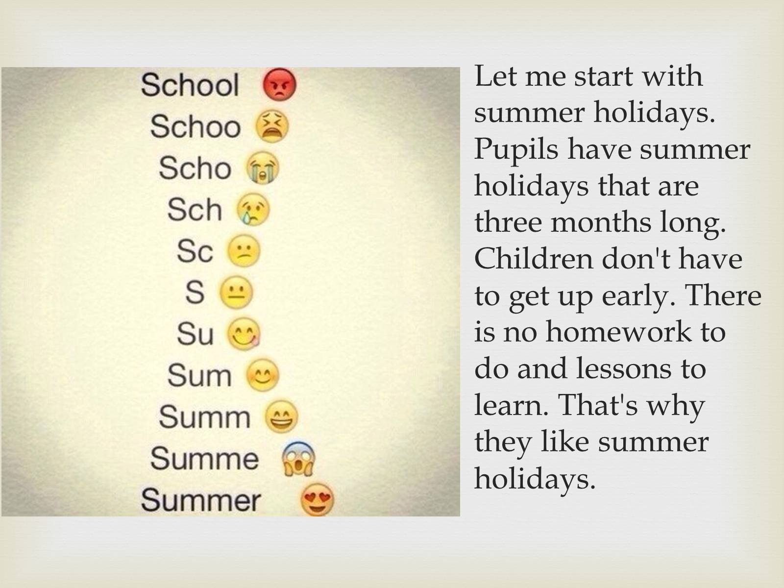 Презентація на тему «Summer holiday» - Слайд #2 Презентація на тему «Summer holiday» - Слайд #2