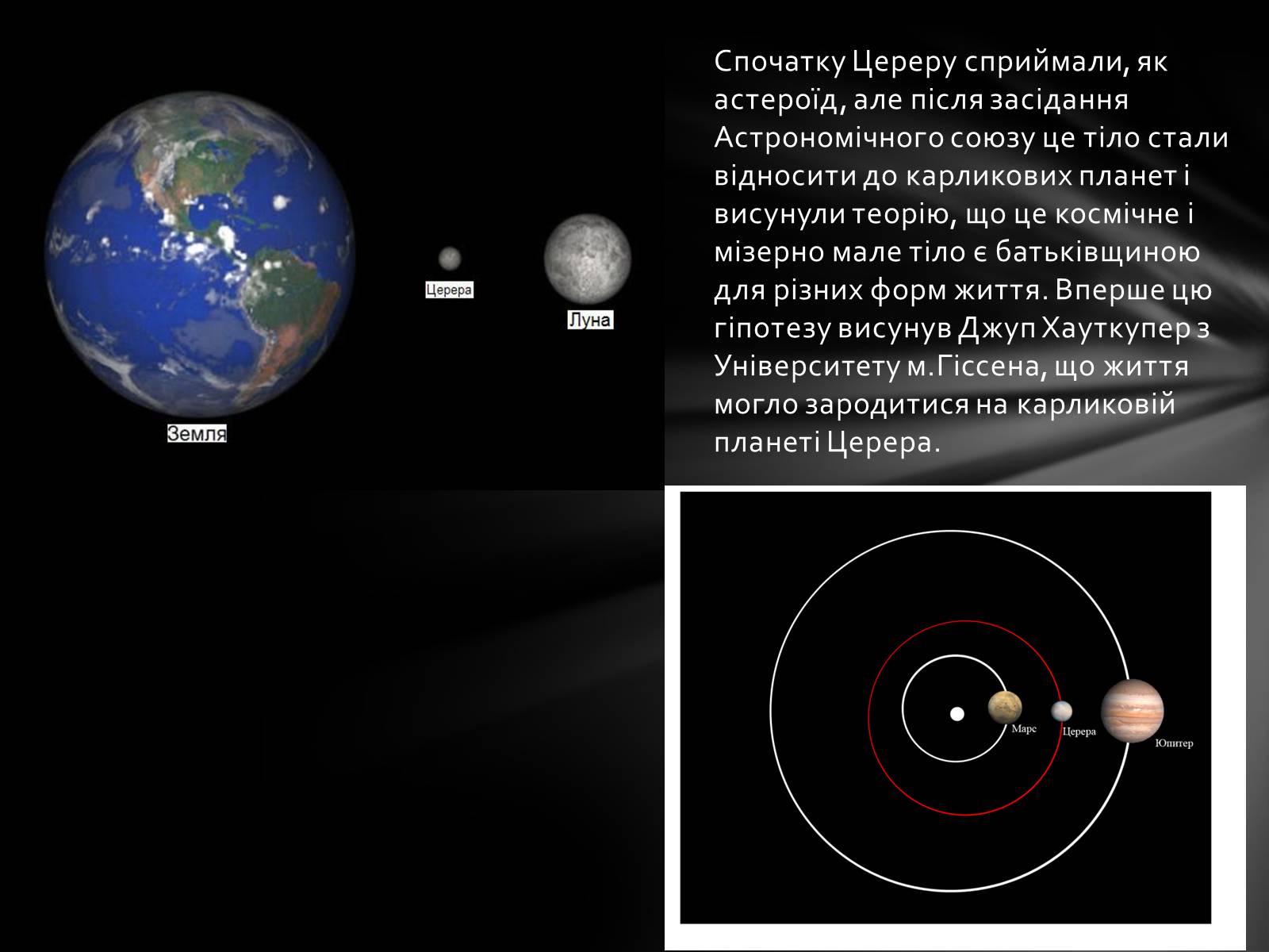 Презентація на тему «Карликова планета Церера та життя на ній» - Слайд #3 Презентація на тему «Карликова планета Церера та життя на ній» - Слайд #3