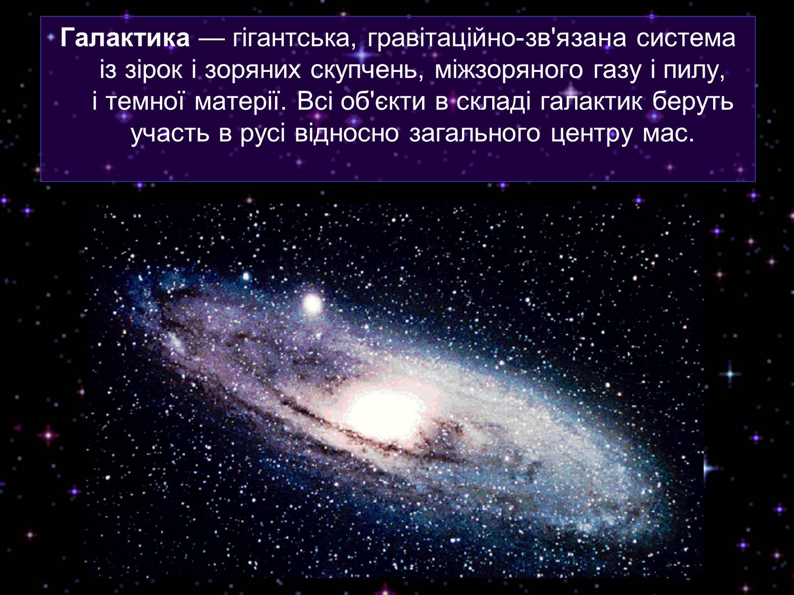 Презентація на тему «Галактика» - Слайд #2 Презентація на тему «Галактика» - Слайд #2