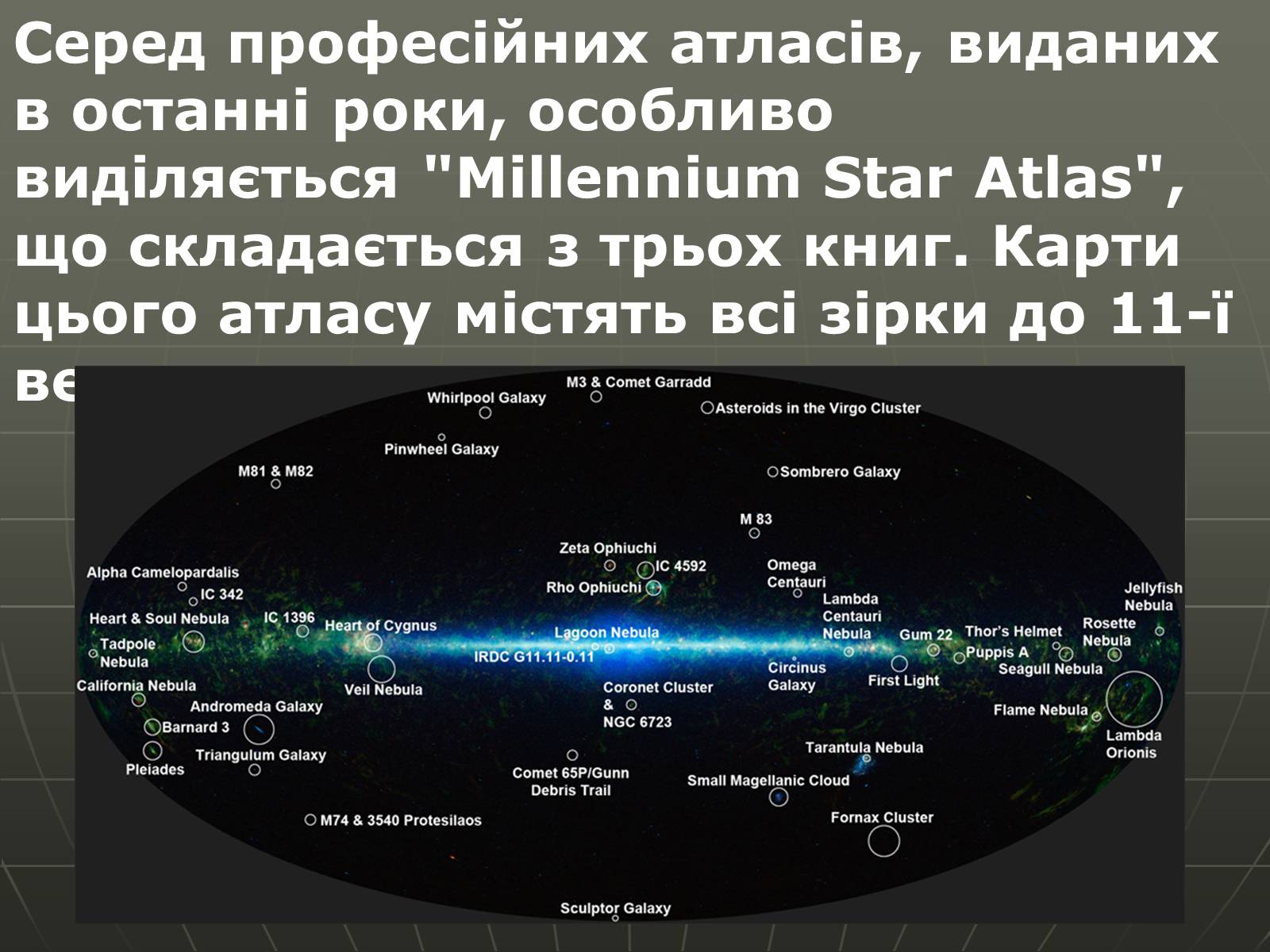 Презентація на тему «Зоряні карти» - Слайд #7 Презентація на тему «Зоряні карти» - Слайд #7