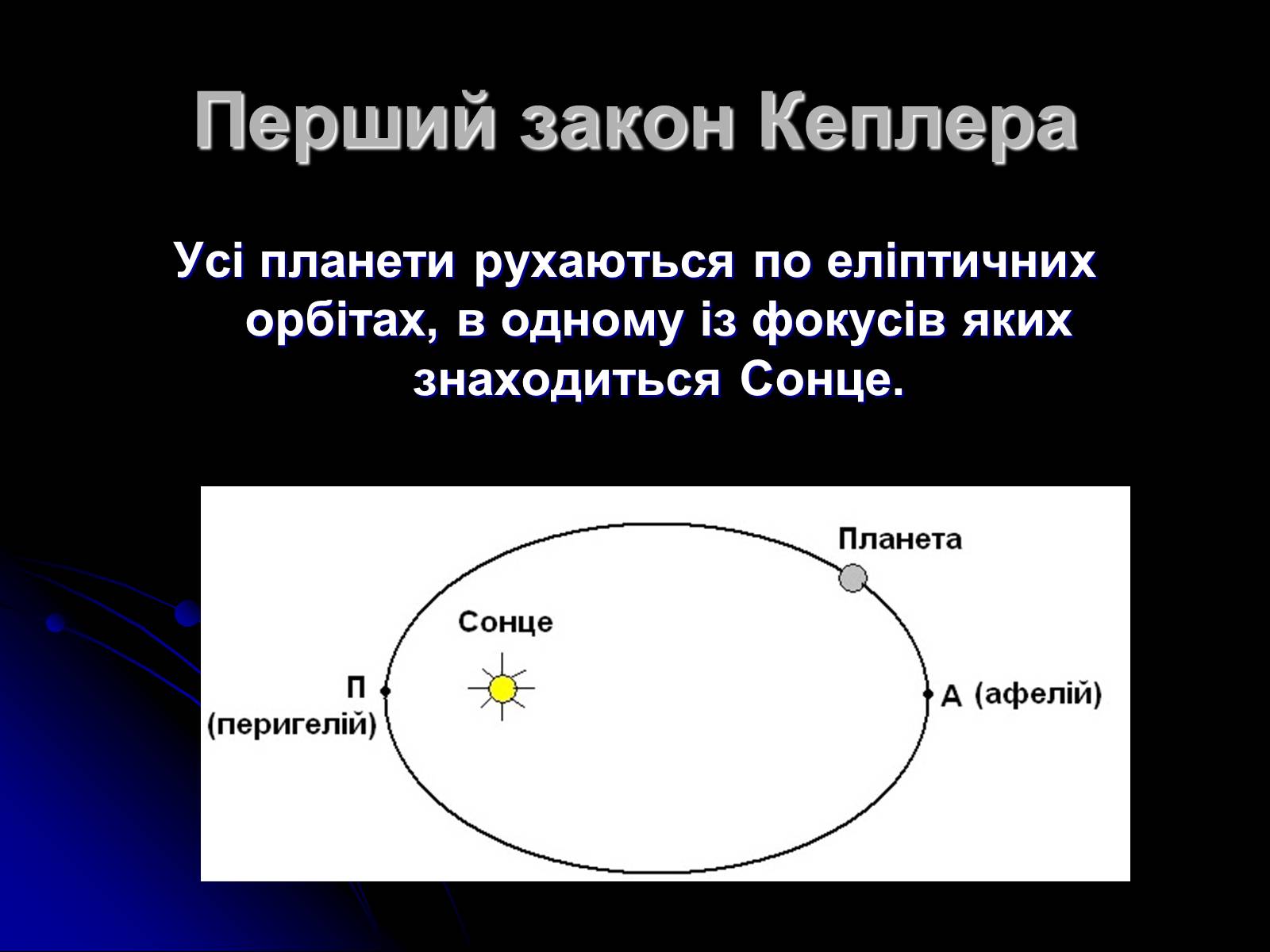 Презентація на тему «Закони Кеплера» (варіант 4) - Слайд #6 Презентація на тему «Закони Кеплера» (варіант 4) - Слайд #6