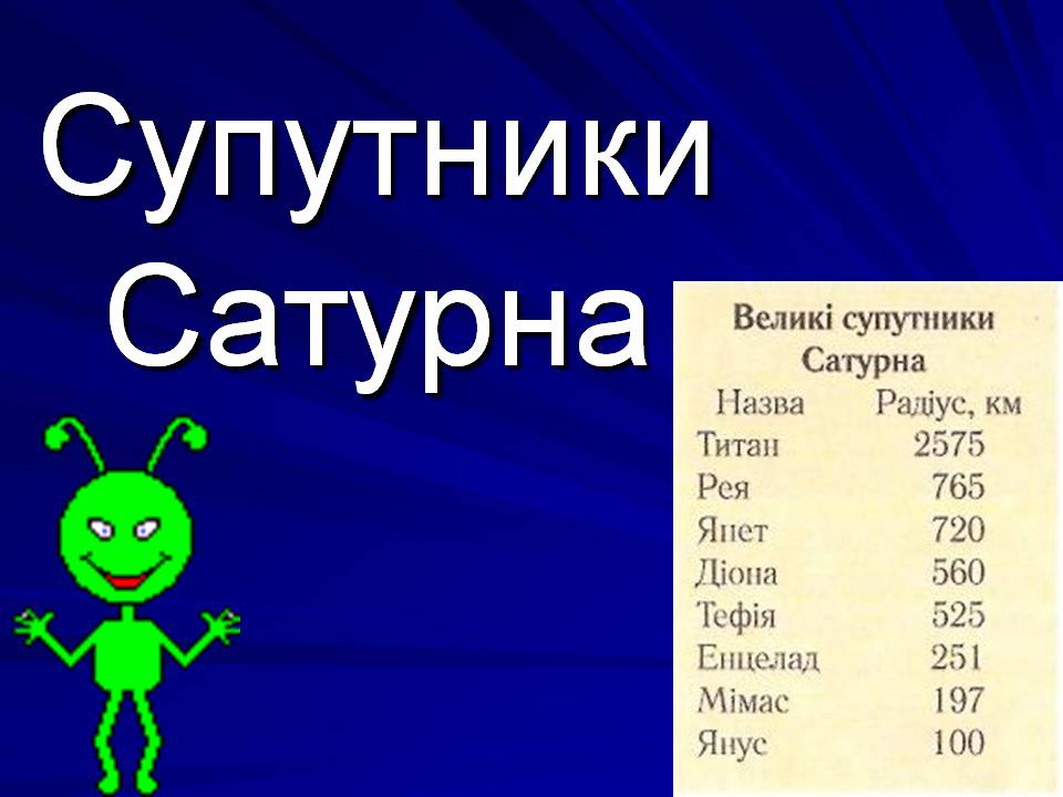 Презентація на тему «Супутники планет» (варіант 2) - Слайд #15 Презентація на тему «Супутники планет» (варіант 2) - Слайд #15