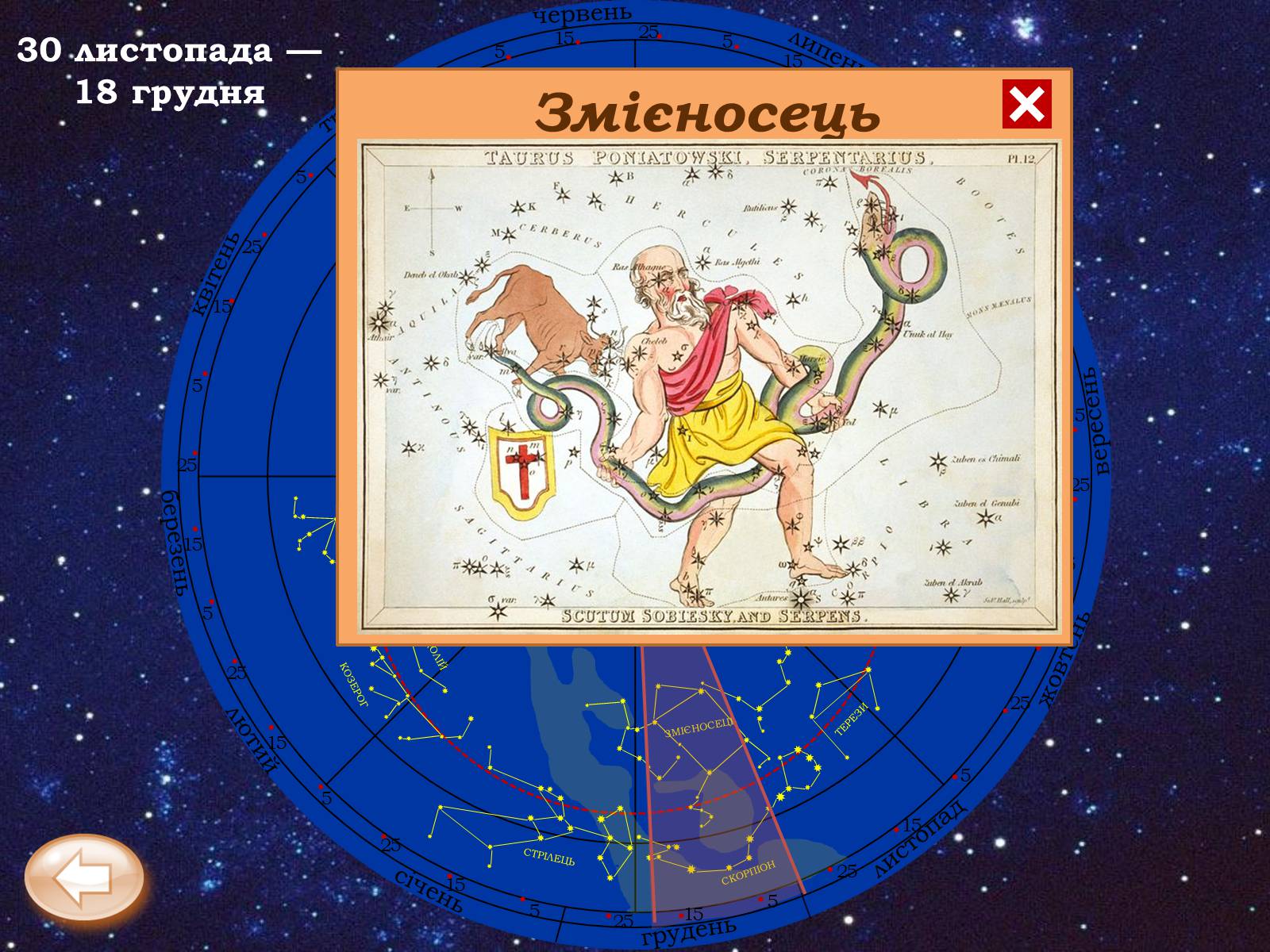 Презентація на тему «Інтерактивна карта зоряного неба» - Слайд #11 Презентація на тему «Інтерактивна карта зоряного неба» - Слайд #11