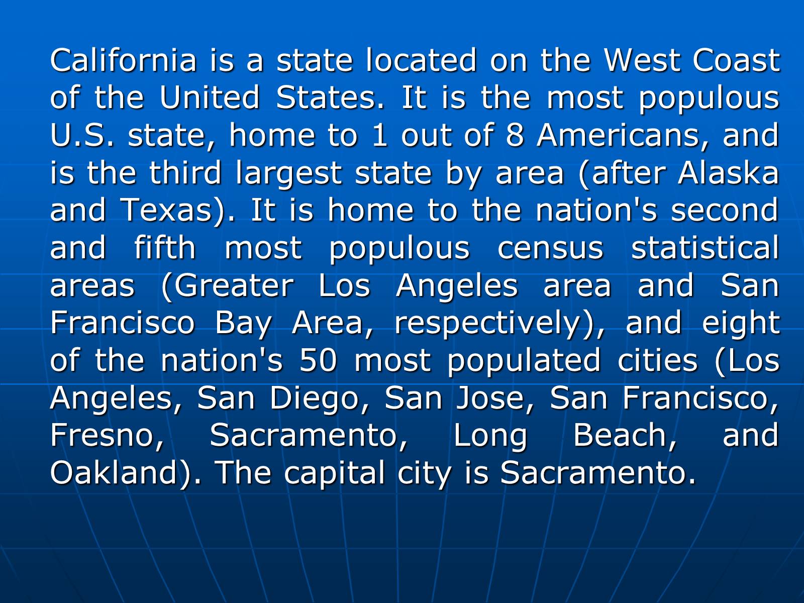 Презентація на тему «California» (варіант 3) - Слайд #2 Презентація на тему «California» (варіант 3) - Слайд #2