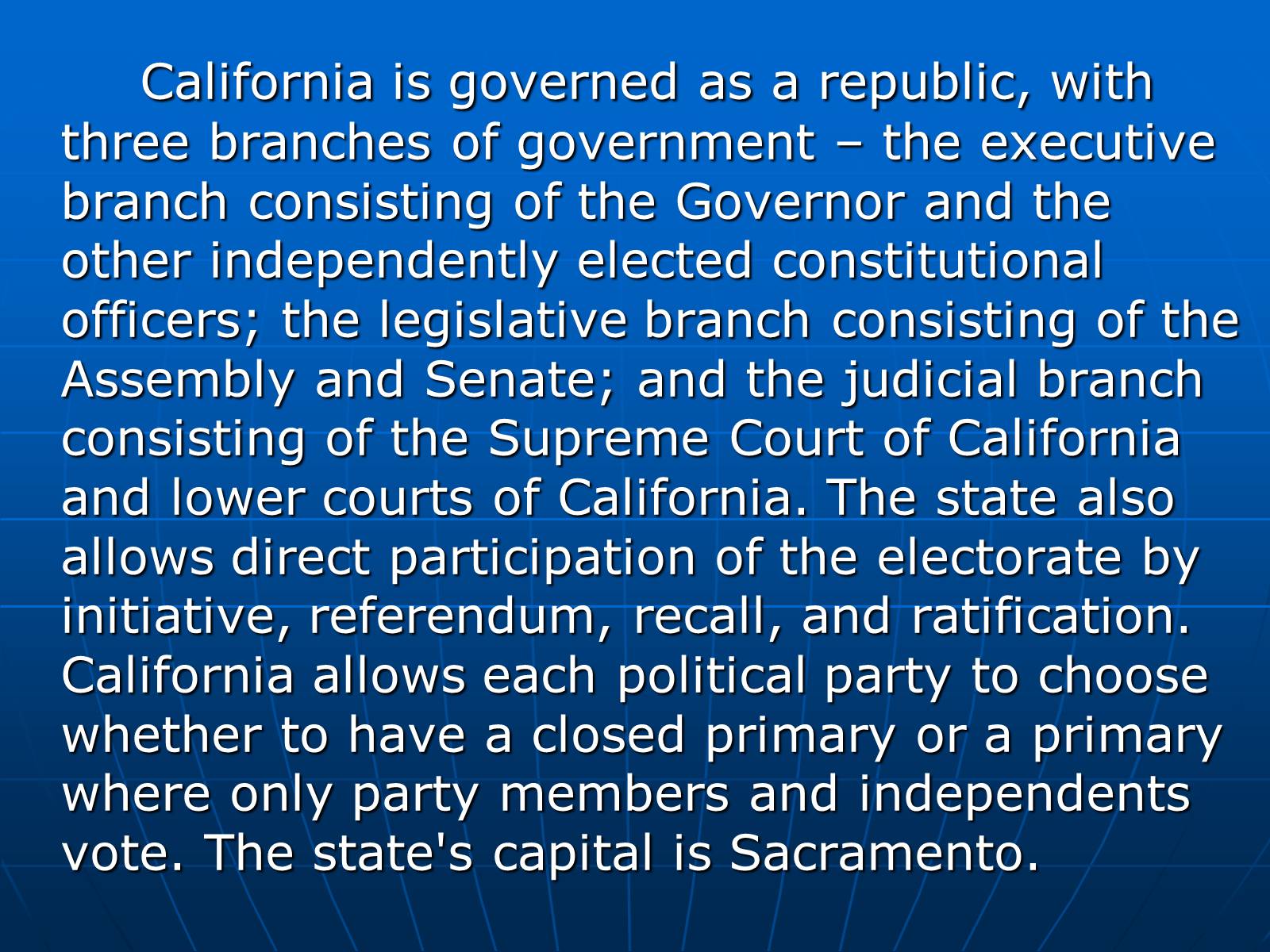 Презентація на тему «California» (варіант 3) - Слайд #26 Презентація на тему «California» (варіант 3) - Слайд #26