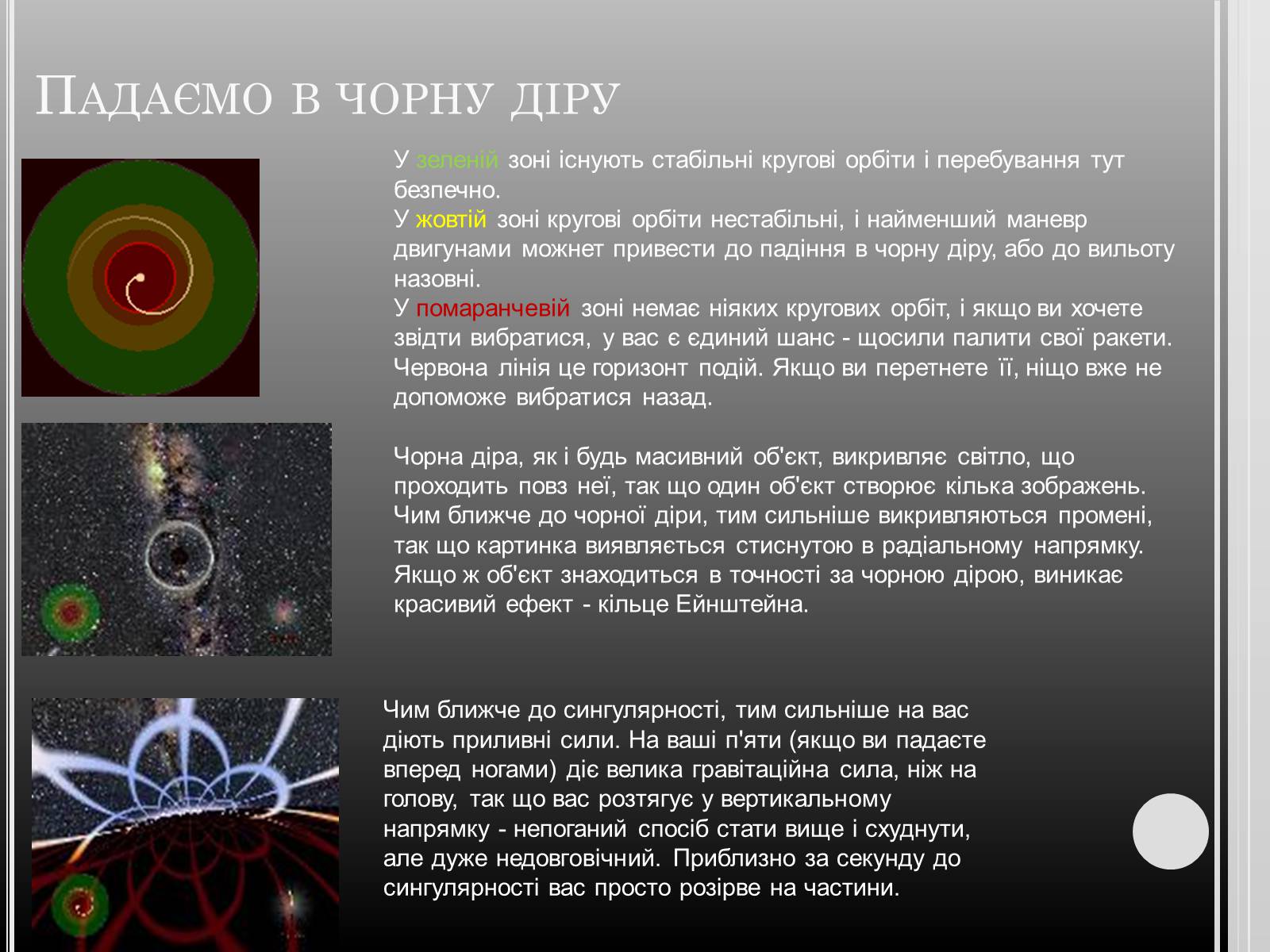 Презентація на тему «Чорні дири» - Слайд #10 Презентація на тему «Чорні дири» - Слайд #10