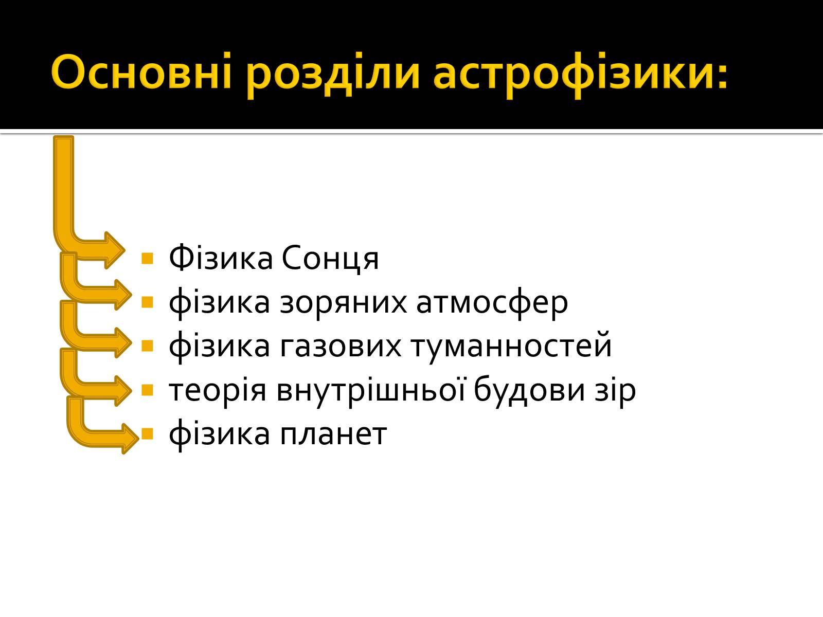 Презентація на тему «Астрофізика» (варіант 2) - Слайд #5 Презентація на тему «Астрофізика» (варіант 2) - Слайд #5