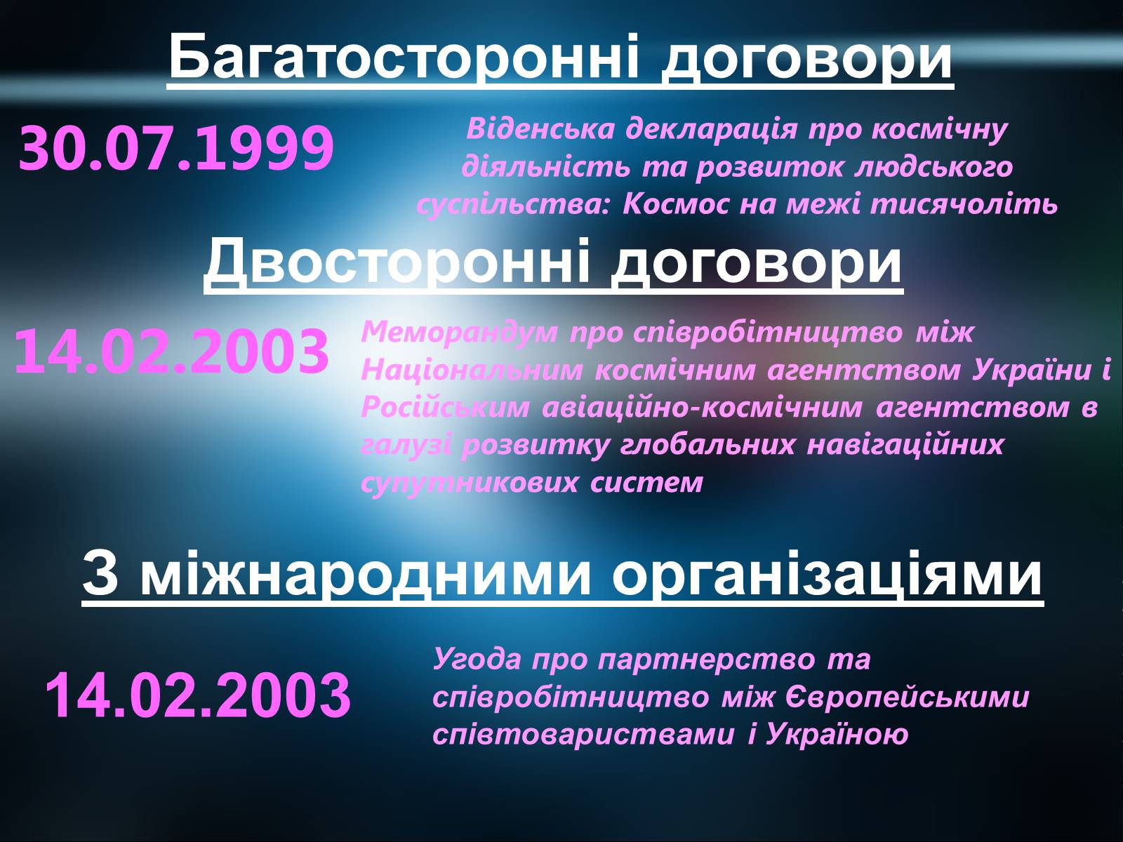 Презентація на тему «Державна космічна нормативна база» - Слайд #4 Презентація на тему «Державна космічна нормативна база» - Слайд #4
