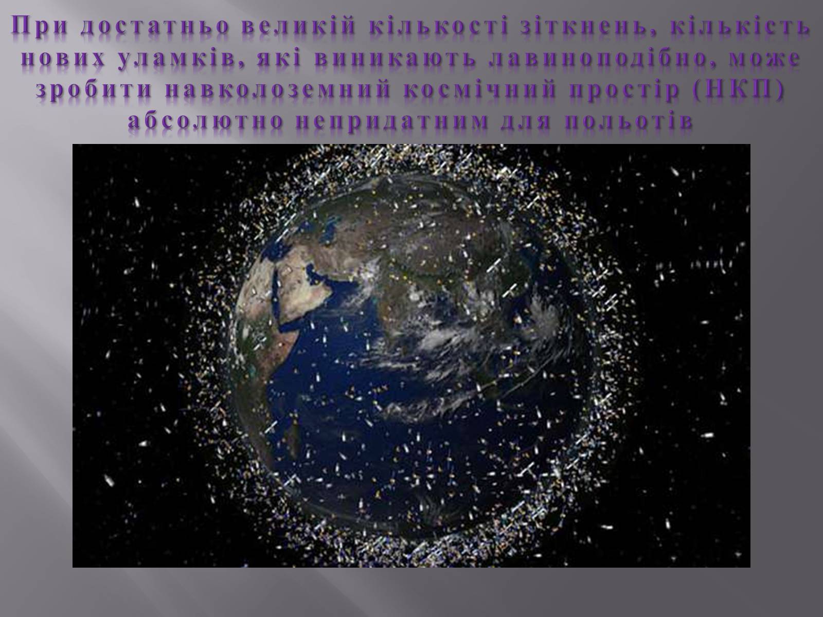 Презентація на тему «Сміття космосу» (варіант 2) - Слайд #7 Презентація на тему «Сміття космосу» (варіант 2) - Слайд #7
