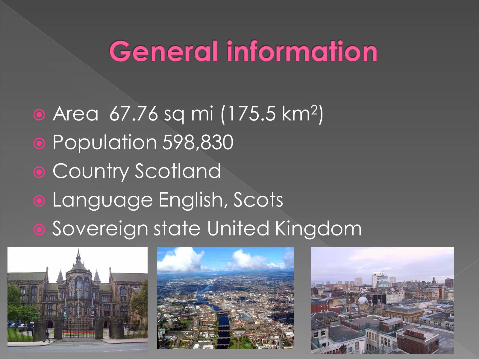 Презентація на тему «Glasgow» (варіант 2) - Слайд #3 Презентація на тему «Glasgow» (варіант 2) - Слайд #3