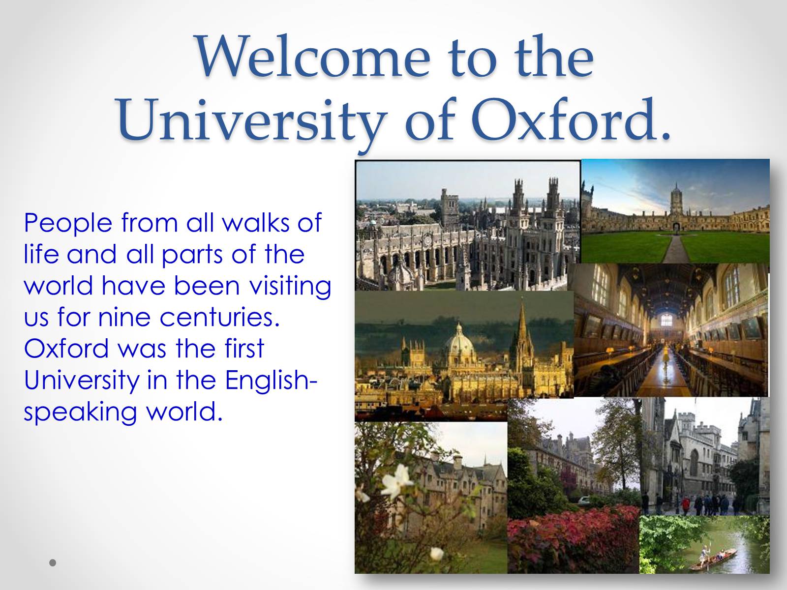 Презентація на тему «Oxford University» - Слайд #3 Презентація на тему «Oxford University» - Слайд #3