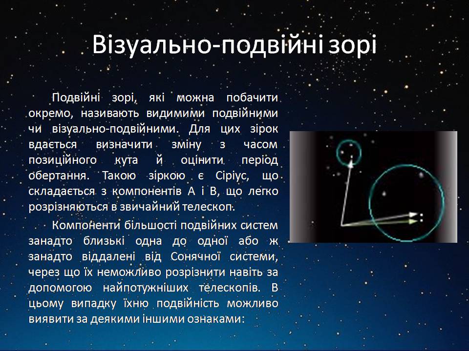 Презентація на тему «Подвійні зорі» (варіант 11) - Слайд #4 Презентація на тему «Подвійні зорі» (варіант 11) - Слайд #4