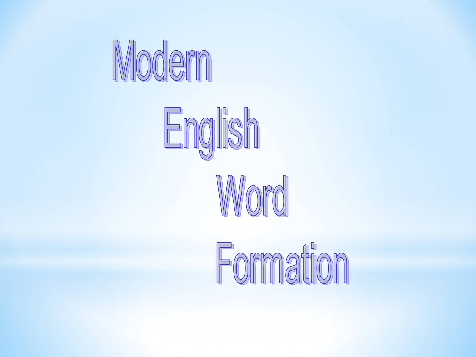 Презентація на тему «Modern English Word Formation» - Слайд #1 Презентація на тему «Modern English Word Formation» - Слайд #1
