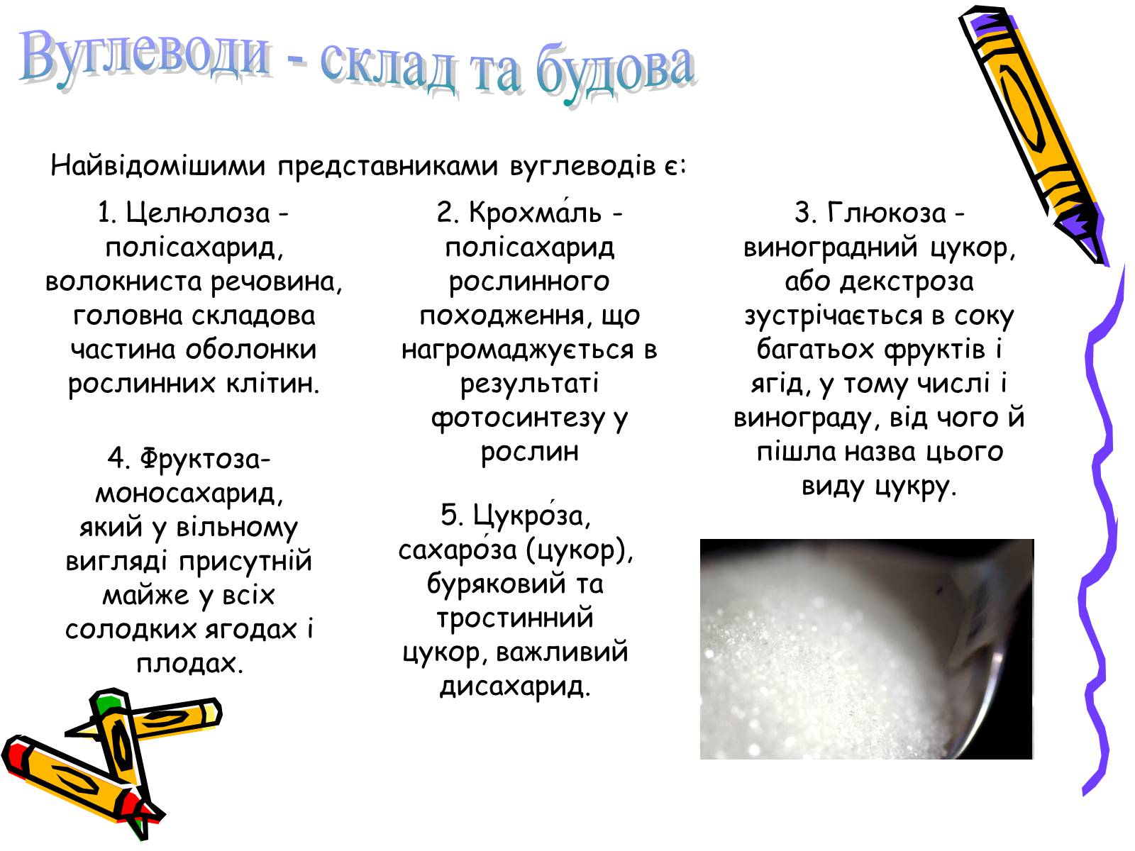 Презентація на тему «Вуглеводи як компоненти їжі, їх роль у житті людини» (варіант 2) - Слайд #3 Презентація на тему «Вуглеводи як компоненти їжі, їх роль у житті людини» (варіант 2) - Слайд #3