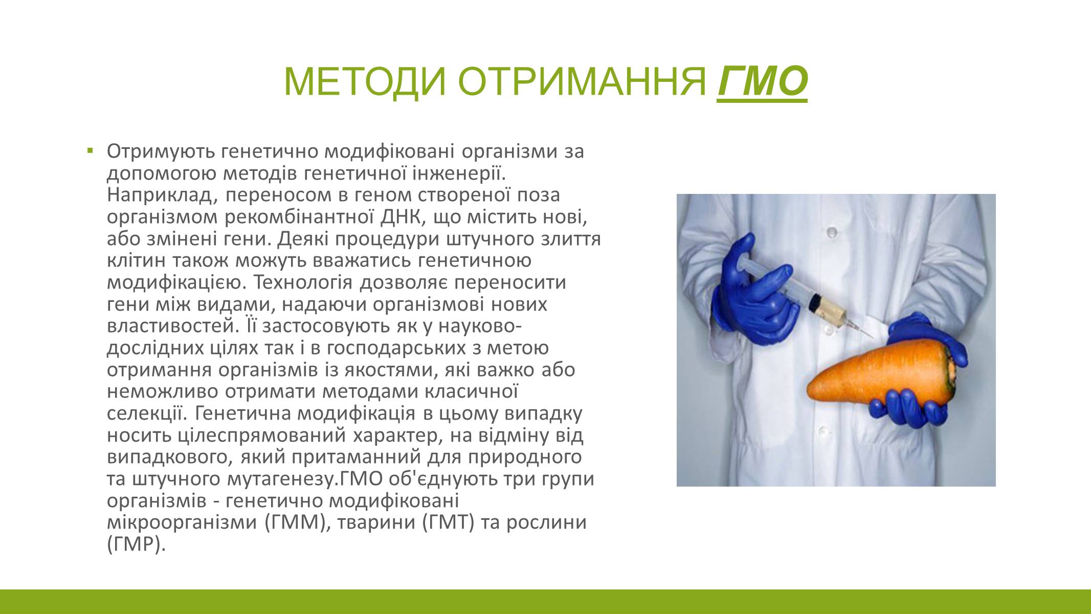 Презентація на тему «ГМО» (варіант 5) - Слайд #3 Презентація на тему «ГМО» (варіант 5) - Слайд #3