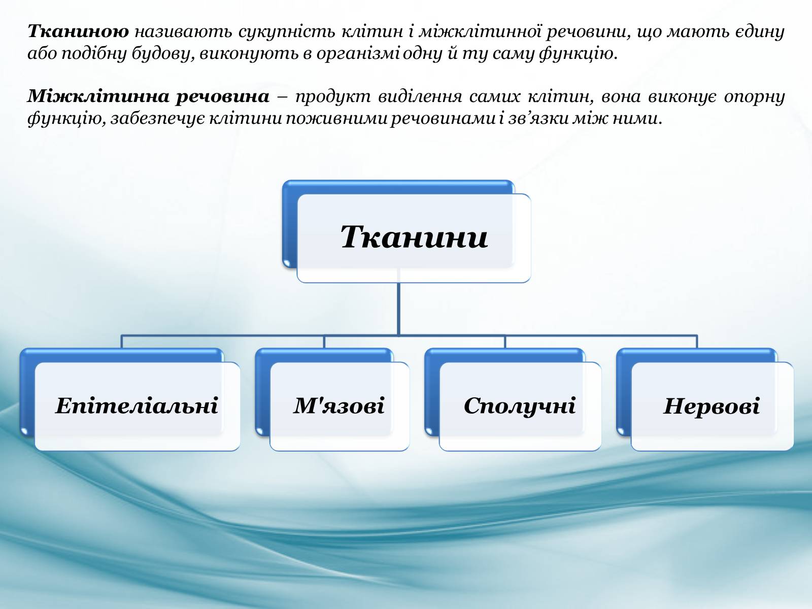 Презентація на тему «Тканини тварин. Їх функції» - Слайд #2 Презентація на тему «Тканини тварин. Їх функції» - Слайд #2
