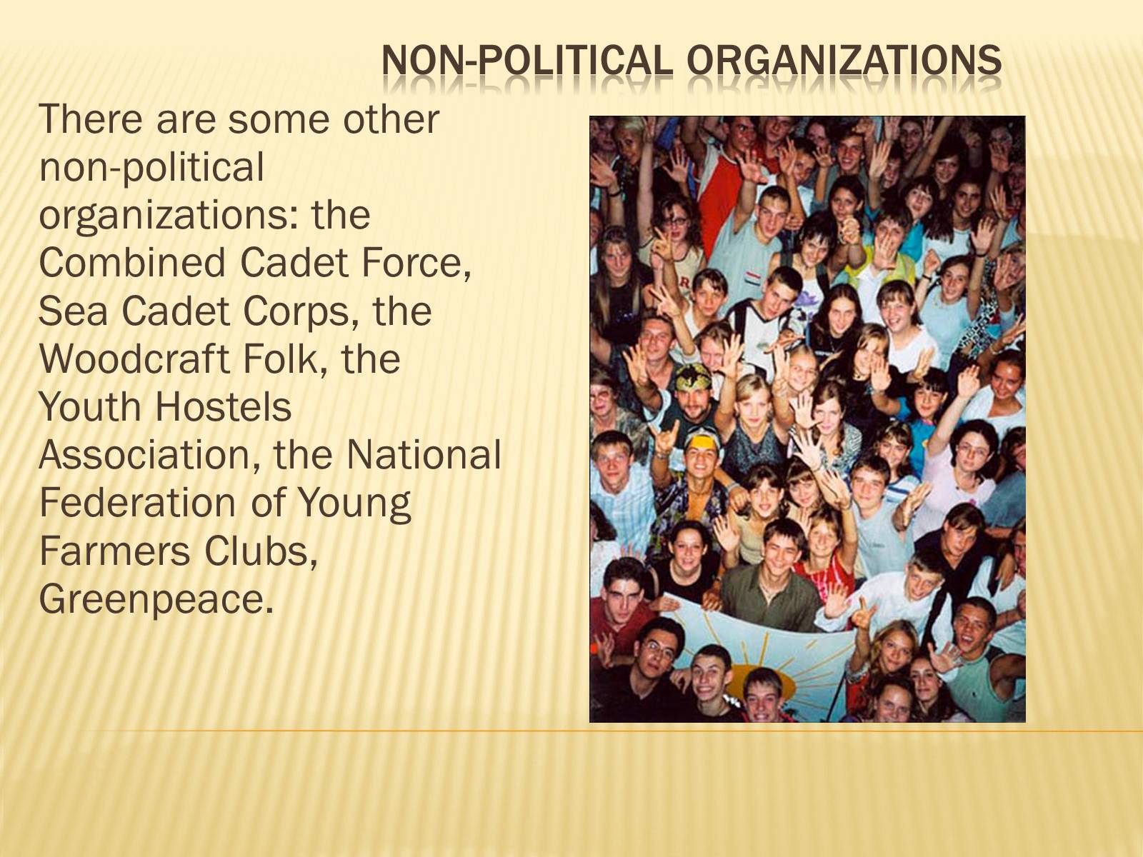 Презентація на тему «Youth organizations in Great Britain» (варіант 1) - Слайд #6