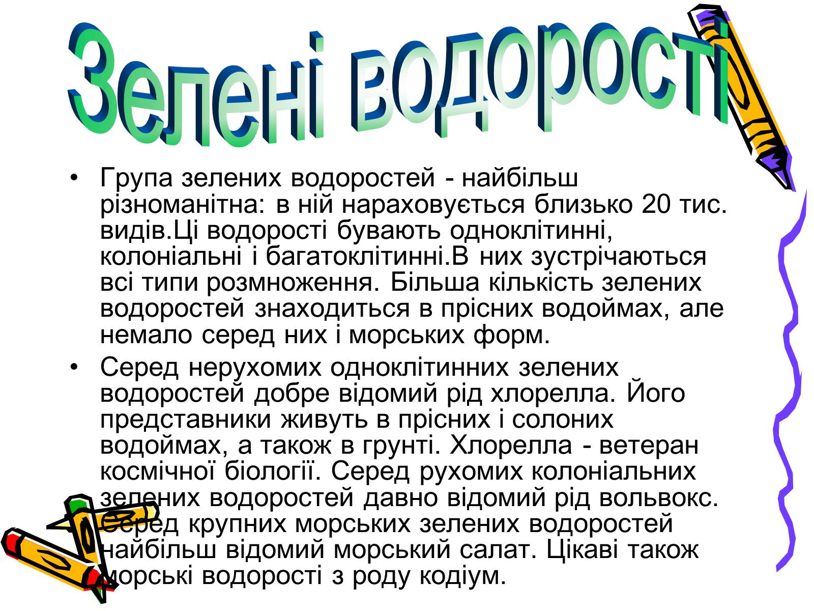 Презентація на тему «Водорості» (варіант 1) - Слайд #3 Презентація на тему «Водорості» (варіант 1) - Слайд #3
