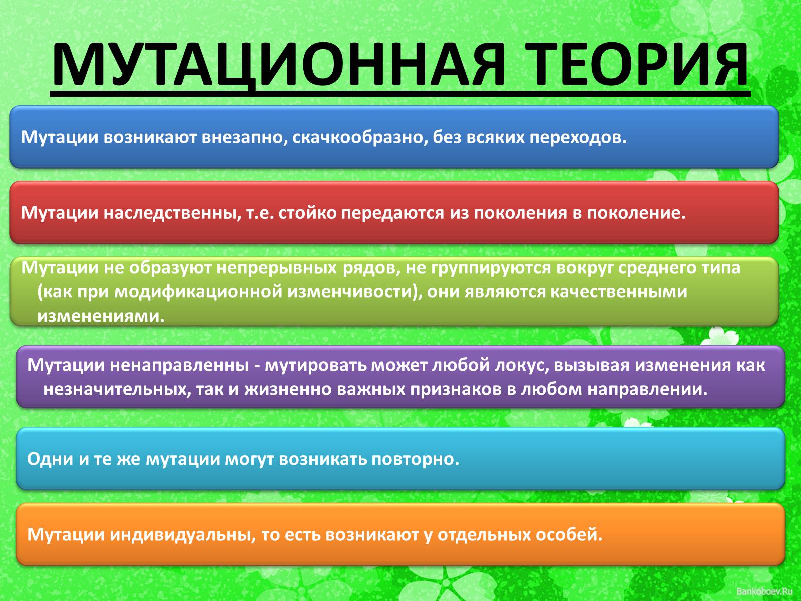 Презентація на тему «Мутационная изменчивость» - Слайд #5 Презентація на тему «Мутационная изменчивость» - Слайд #5