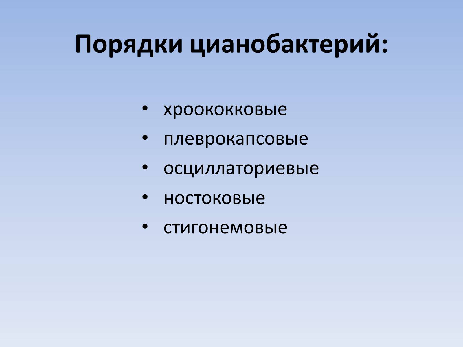 Презентація на тему «Цианобактерии» - Слайд #12 Презентація на тему «Цианобактерии» - Слайд #12