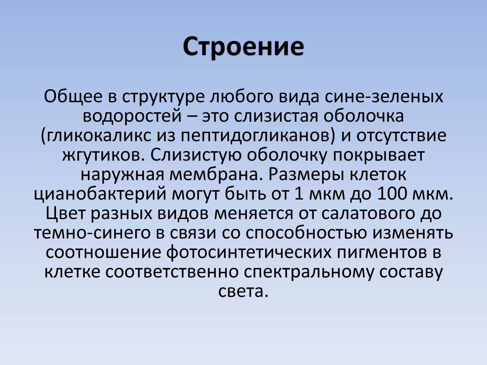 Презентація на тему «Цианобактерии» - Слайд #7 Презентація на тему «Цианобактерии» - Слайд #7