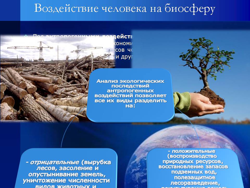 Презентація на тему «Воздействие человека на биосферу» - Слайд #3 Презентація на тему «Воздействие человека на биосферу» - Слайд #3