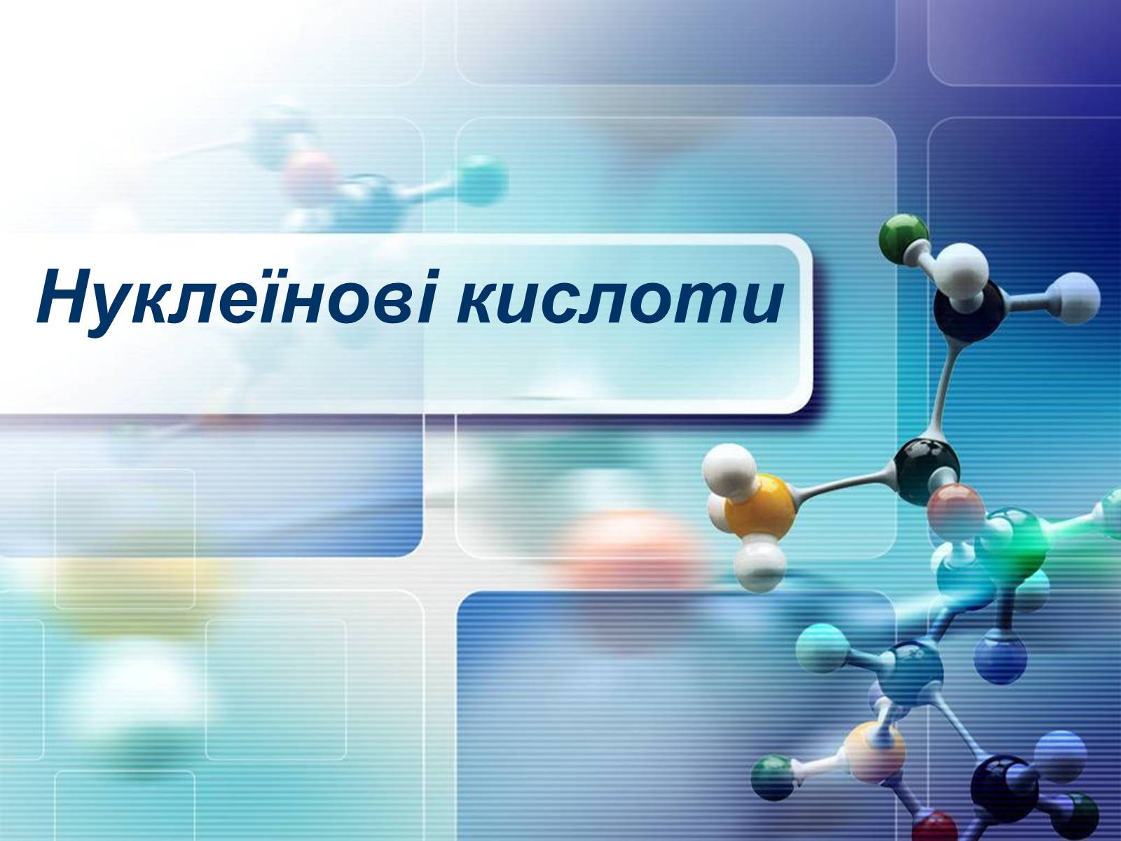 Презентація на тему «Нуклеїнові кислоти» (варіант 4) - Слайд #1 Презентація на тему «Нуклеїнові кислоти» (варіант 4) - Слайд #1