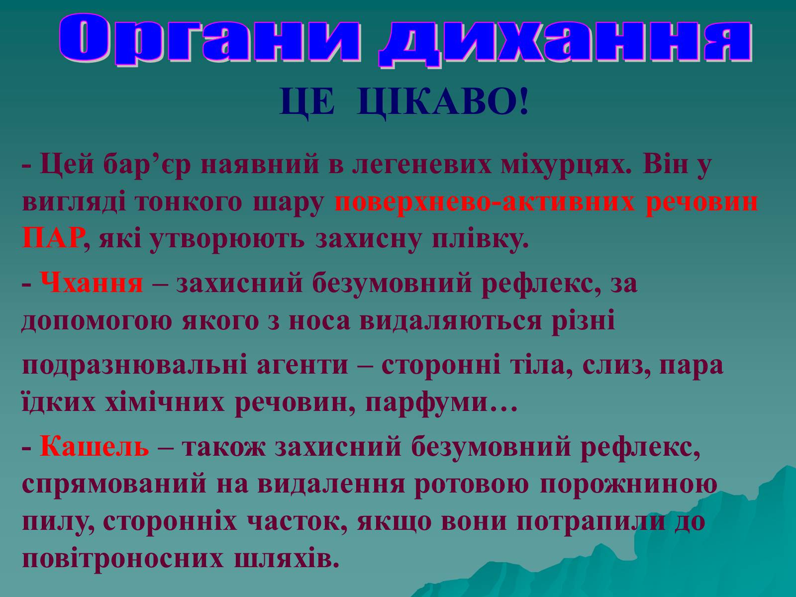 Презентація на тему «Дихання» (варіант 3) - Слайд #37 Презентація на тему «Дихання» (варіант 3) - Слайд #37