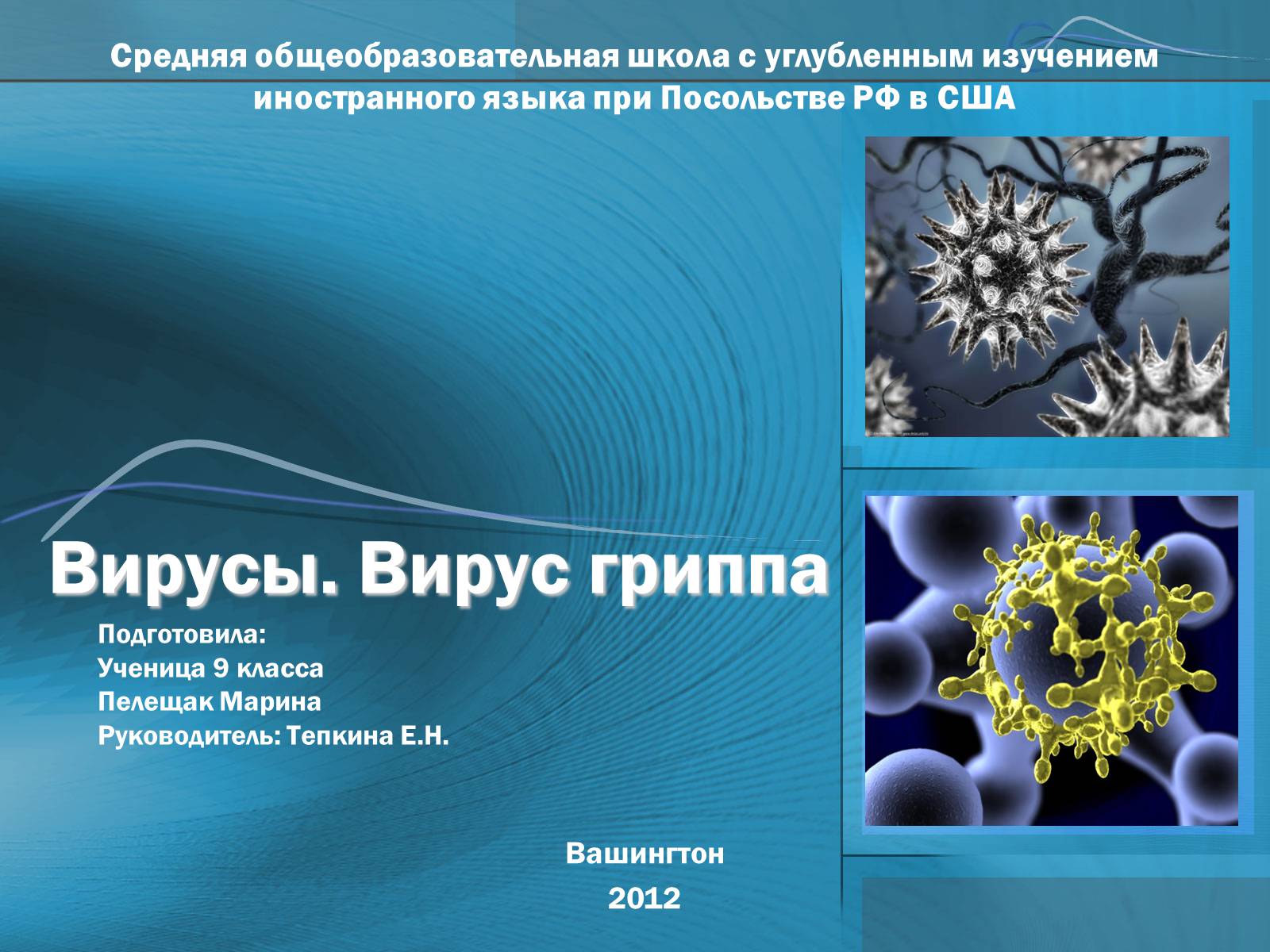 Презентація на тему «Вирусы. Вирус гриппа» - Слайд #1 Презентація на тему «Вирусы. Вирус гриппа» - Слайд #1