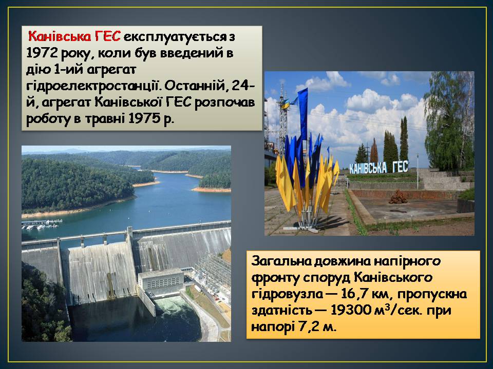 Презентація на тему «Гідроелектростанції» (варіант 2) - Слайд #10 Презентація на тему «Гідроелектростанції» (варіант 2) - Слайд #10